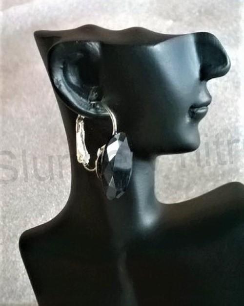 Visací náušnice s krystalem (BB738)