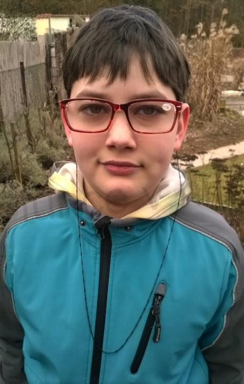 Řetízek na brýle černý (N142)