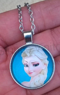 Náhrdelník s přívěškem Elsa, ledové království (BD552)