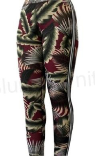 Dámské červené barevné elastické legíny – více velikostí (K197)