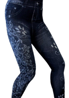Dětské legíny jeans – velikost 11–12 let (W168)