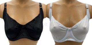 Dámská podprsenka s kosticemi bez výstuže 95 D (K206)