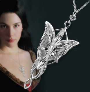 Elfí náhrdelník Arwen – Soumrak hvězda Triquetra (BD697)