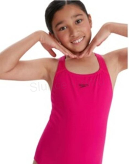 Sportovní dívčí jednodílné plavky 128 růžové (W174)