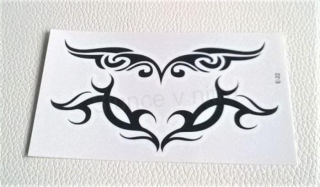 Voděodolné, dočasné tetovaní znak, ornament (E740)