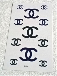 Voděodolné, dočasné tetovaní znak (E758)