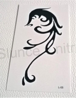 Voděodolné, dočasné tetovaní znak, vzor, symbol (E761)