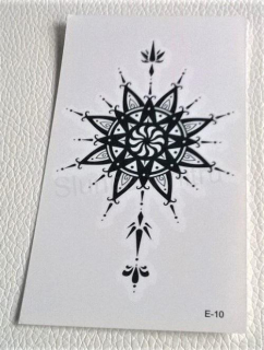 Voděodolné, dočasné tetovaní znak, vzor, symbol (E762)