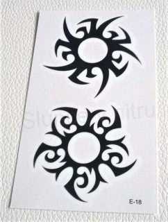 Voděodolné, dočasné tetovaní znak, vzor, symbol (E767)