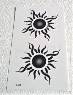 Voděodolné, dočasné tetovaní znak, vzor, symbol (E773)