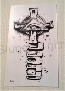 Voděodolné, dočasné tetovaní oko, vzor (E784)