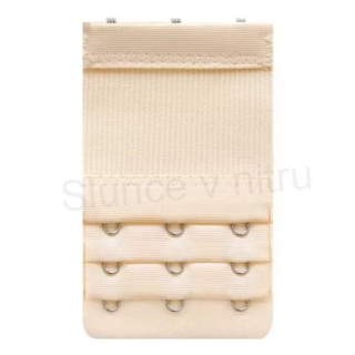 Prodloužení obvodu podprsenky s pruženkou šíře 55 mm třiřadé - béžové (C670)