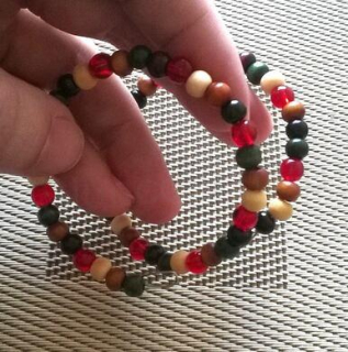 Minerální náramek s granátem (BC163)