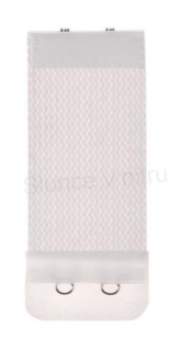 Prodloužení obvodu podprsenky s pruženkou šíře 40 mm jednořadé - bilý (C672)