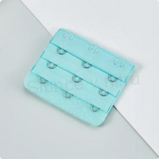 Prodloužení obvodu podprsenky bez pruženky šíře 56 mm třiřadé - Modré tyrkysové (C674)