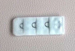 Prodloužení obvodu podprsenky bez pruženky šíře 20 mm jednořadé - bilé (C675)
