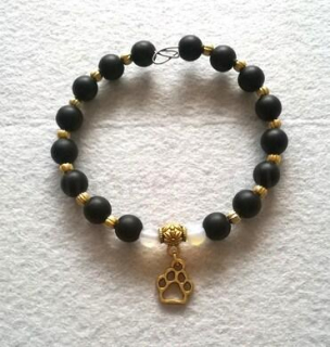 Minerální náramek s achátem a opalitem (BC165)