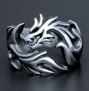 Dračí otevřený prsten (BP409)