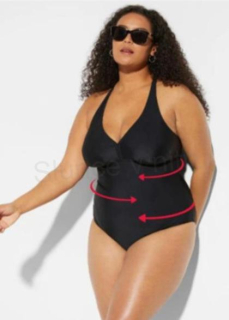 Dámské jednodílné plavky S (K289)