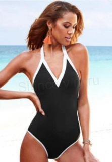 Dámské jednodílné plavky XS (K291)