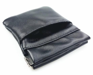 Kožená Peněženka - klapačka s kapsičkou(J4)