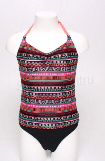 Dívčí dvoudílné plavky – tankini 140 (W197)