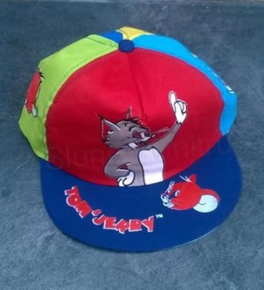 Dětská kšiltovka, čepice Tom a Jerry velikost 50 - 54 (W198)