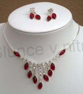 Souprava šperků s náušnicemi s kamínky (BS119)