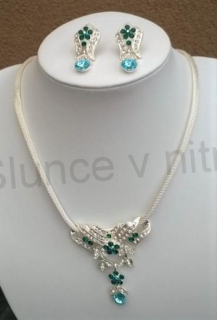 Souprava šperků s náušnicemi a kamínky (BS121)