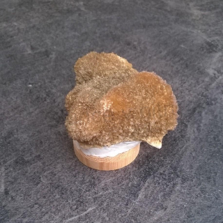 Drúza kalcitu žlutého, medového 56g (Česká Republika) (X1670)