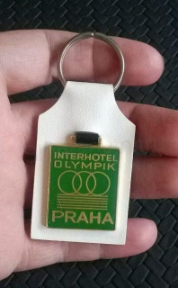 Turistický přívěšek, klíčenka - Praha - Interhotel Olympik (MB812)