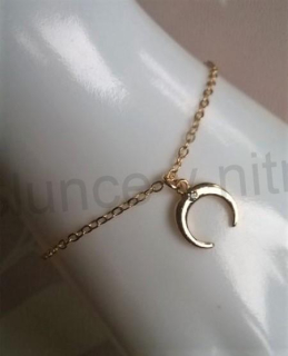 Řetízkový náramek na ruku měsíc (BC562)