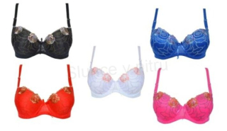 Dámská Push-up podprsenka LADY tvarujicí, modelující s kosticemi (K348)