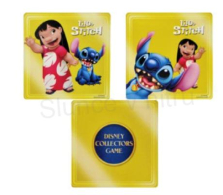  Lilo & Stitch magnet, magnetka na ledničku velikost 7 x 7 cm (E814)