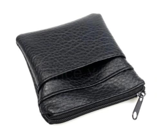 Kožená Peněženka - se zipem a kapsičkou (J5)