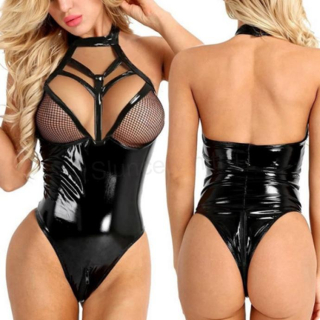 Dámské sexy spodní prádlo – jednodílný zip, velikost 2XL (K364)