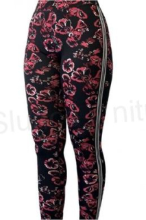 Dámské červené barevné elastické legíny – více velikostí (K372)