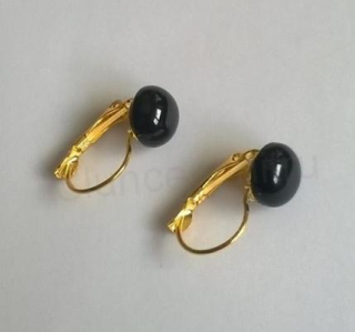 Minerální onyxové náušnice 10 x 10 mm (X1703)
