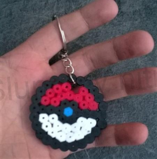 Přívěsek, klíčenka na klíče pokeball - pokemon (D727)