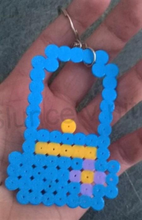 Přívěsek, klíčenka na klíče kabelka, taška (D730)