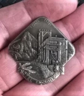 Turistický štítek na hůl - Hotel Encián (MB834)