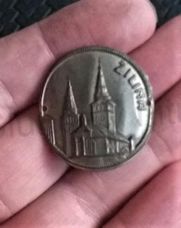 Turistický štítek na hůl - Žilina (MB847)