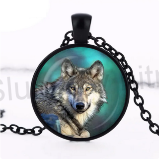 Náhrdelník s přívěškem  Vlka (BD742)