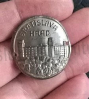 Turistický štítek na hůl - Bratislava hrad (MB872)