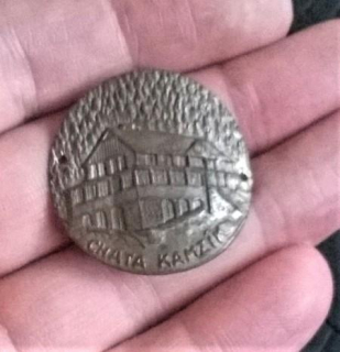 Turistický štítek na hůl - Chata Kamzík (MB886)
