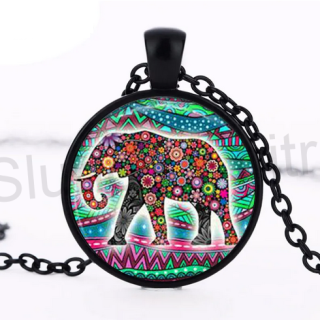 Náhrdelník s přívěškem slon (BD752)