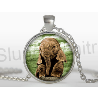 Náhrdelník s přívěškem slon (BD757)