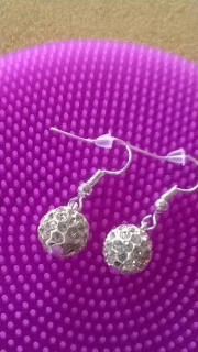Náušnice kuličky Swarovski 10mm (BB96)