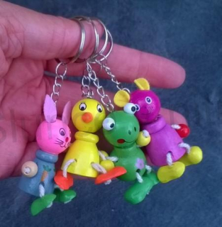 Klíčenka, přívěšek veselá zviřátka více motivu (H462)