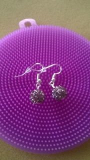 Náušnice kuličky Swarovski 10mm (BB97)